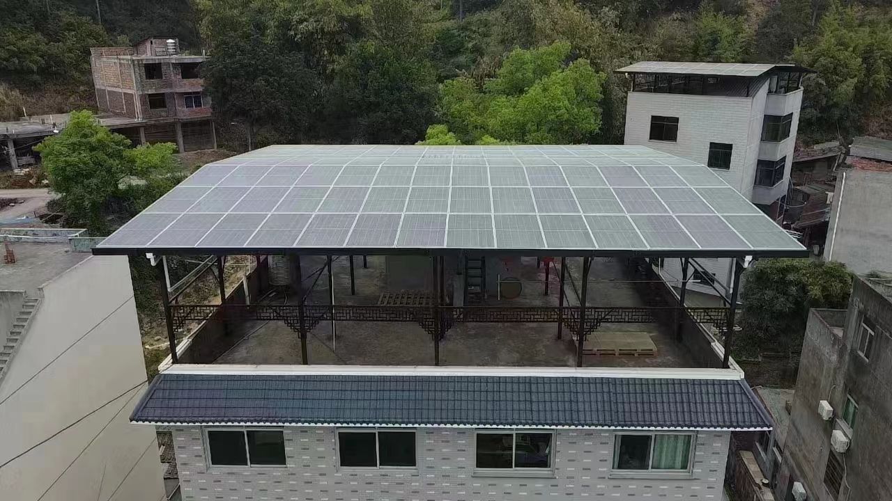 泽州15kw+10kwh自建别墅家庭光伏储能系统